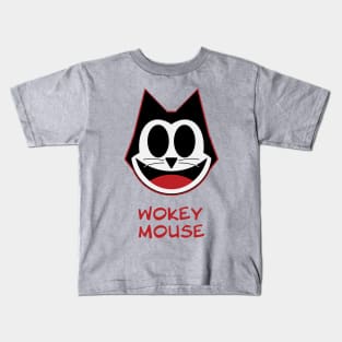 Funny Wokey Mouse anti woke meme Kids T-Shirt